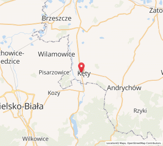 Map of Kenty, Lesser Poland