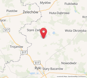 Map of Kłoczew, Lublin