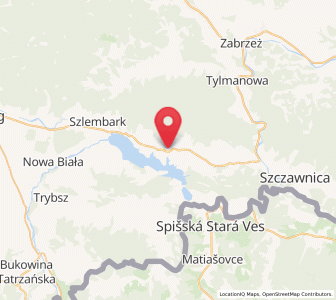 Map of Kluszkowce, Lesser Poland