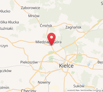 Map of Kostomłoty Drugie, Świętokrzyskie