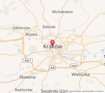 Map of Cracovie, Lesser Poland