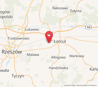 Map of Krzemienica, Subcarpathia