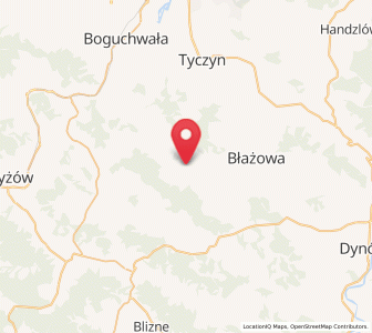 Map of Lecka, Subcarpathia