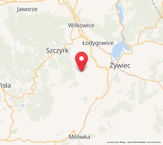 Map of Lipowa, Silesia