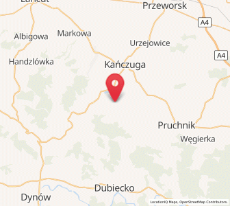 Map of Łopuszka Wielka, Subcarpathia