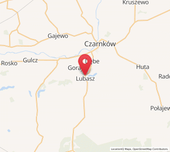 Map of Lubasz, Greater Poland