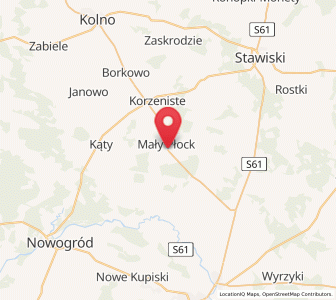 Map of Mały Płock, Podlasie