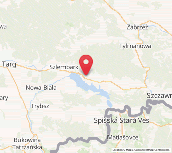 Map of Maniowy, Lesser Poland