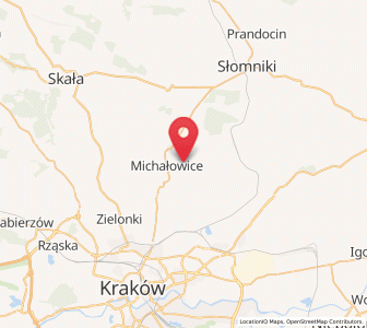 Map of Masłomiąca, Lesser Poland