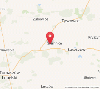Map of Michałów, Lublin