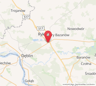Map of Moszczanka, Lublin
