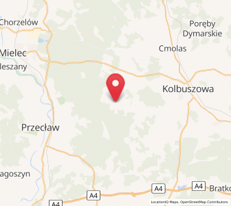 Map of Niwiska, Subcarpathia