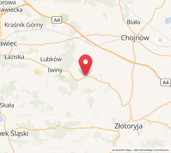 Map of Olszanica, Lower Silesia