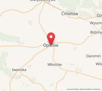 Map of Opatów, Świętokrzyskie