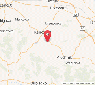 Map of Pantalowice, Subcarpathia
