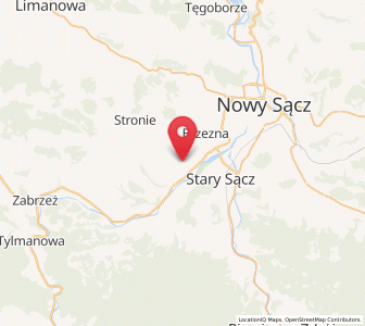 Map of Podegrodzie, Lesser Poland
