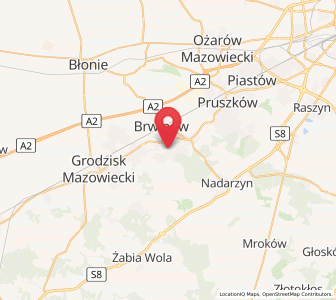 Map of Podkowa Leśna, Mazovia