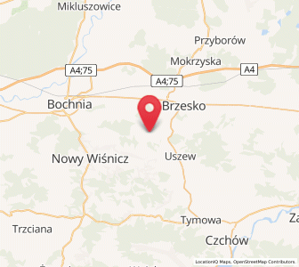 Map of Poręba Spytkowska, Lesser Poland