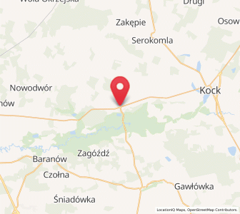 Map of Przytoczno, Lublin
