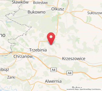 Map of Psary, Lesser Poland