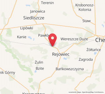 Map of Rejowiec Fabryczny, Lublin