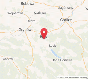 Map of Ropa, Lesser Poland