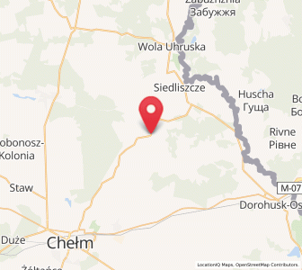 Map of Ruda-Huta, Lublin