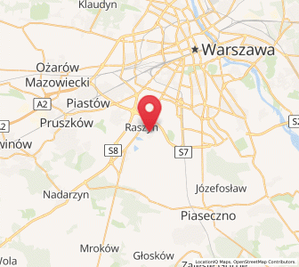 Map of Rybie, Mazovia