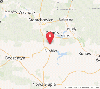 Map of Rzepin Drugi, Świętokrzyskie