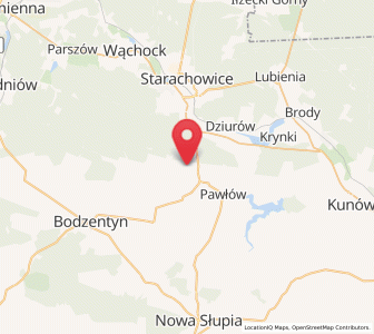 Map of Rzepin Pierwszy, Świętokrzyskie
