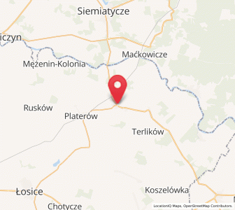 Map of Sarnaki, Mazovia
