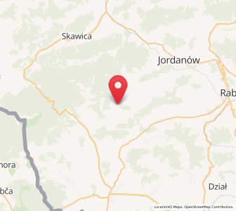 Map of Sidzina, Lesser Poland