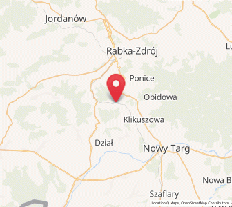 Map of Sieniawa, Lesser Poland