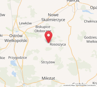 Map of Sieroszewice, Greater Poland