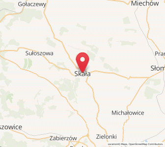 Map of Skała, Lesser Poland