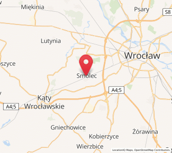 Map of Smolec, Lower Silesia