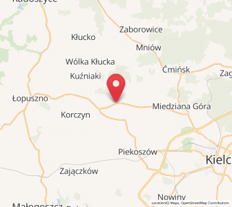 Map of Strawczyn, Świętokrzyskie