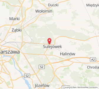 Map of Sulejówek, Mazovia