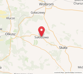 Map of Sułoszowa, Lesser Poland