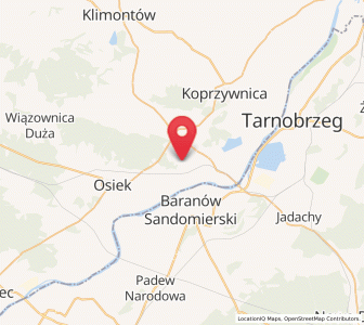 Map of Świniary Stare, Świętokrzyskie