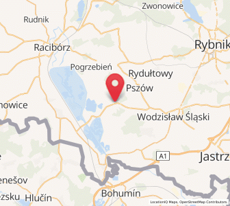 Map of Syrynia, Silesia