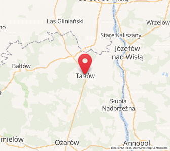 Map of Tarłów, Świętokrzyskie