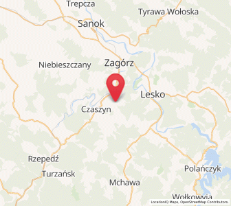 Map of Tarnawa Górna, Subcarpathia
