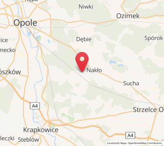 Map of Tarnów Opolski, Opole Voivodeship