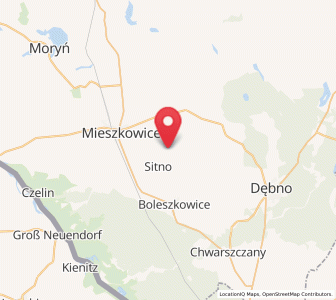 Map of Troszyn, West Pomerania