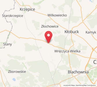 Map of Truskolasy, Silesia