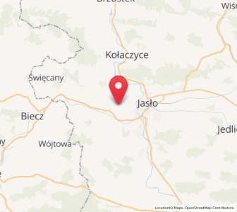 Map of Trzcinica, Subcarpathia