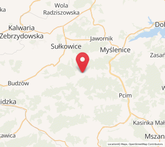Map of Trzebunia, Lesser Poland