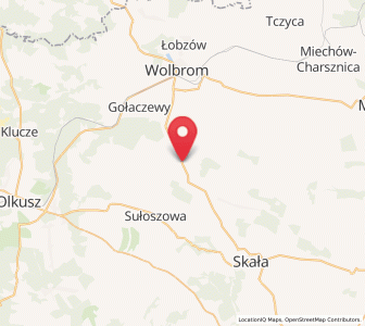 Map of Trzyciąż, Lesser Poland