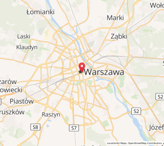 Map of Varsovie, Mazovia